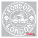 london bridge stamp stencil
