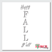 happy fall stencil