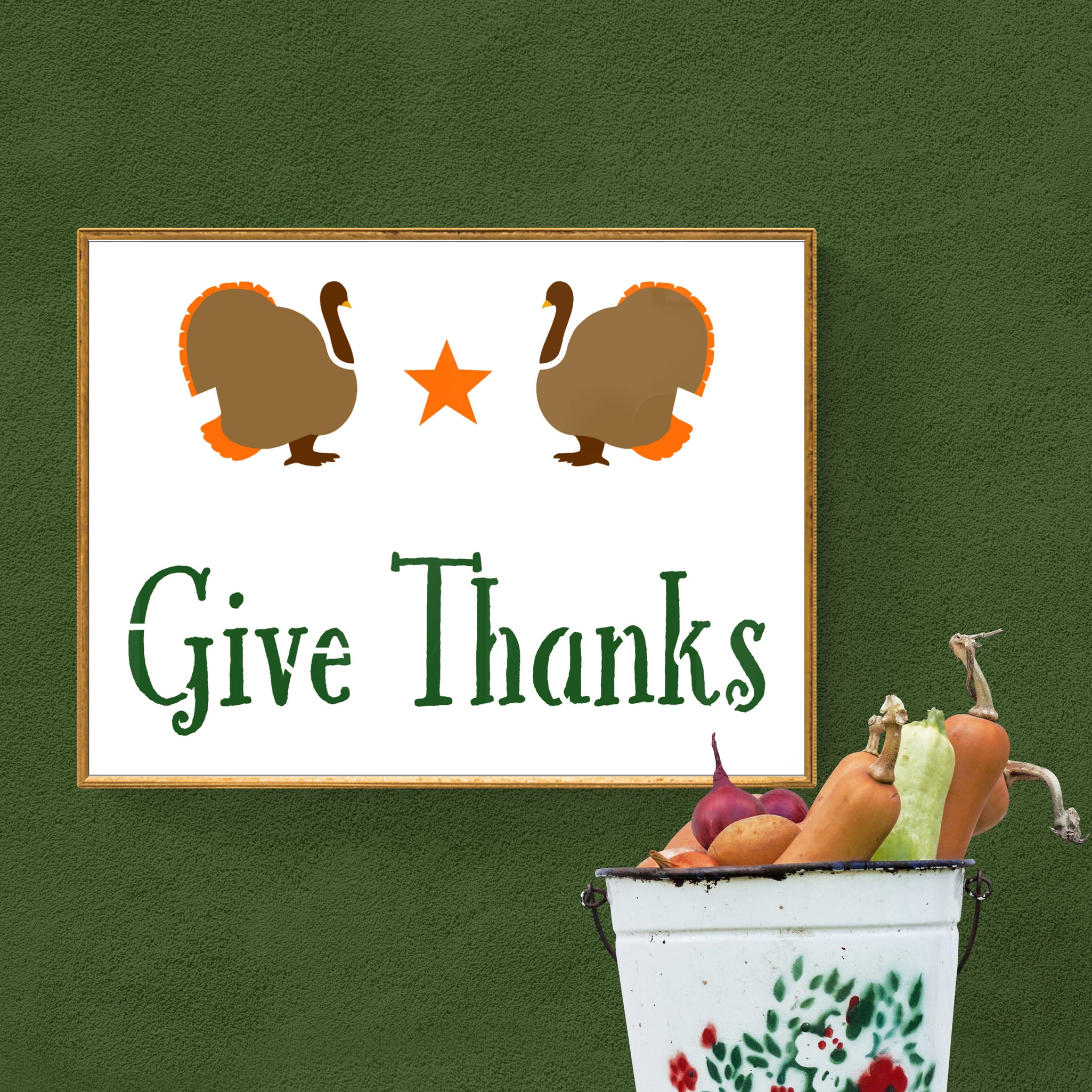 thanksgiving stencil