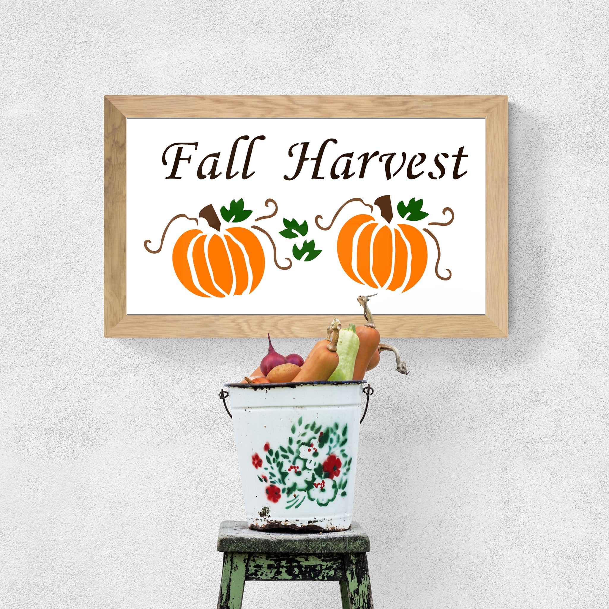 fall harvest stencil