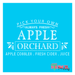 fresh apple cider stencil