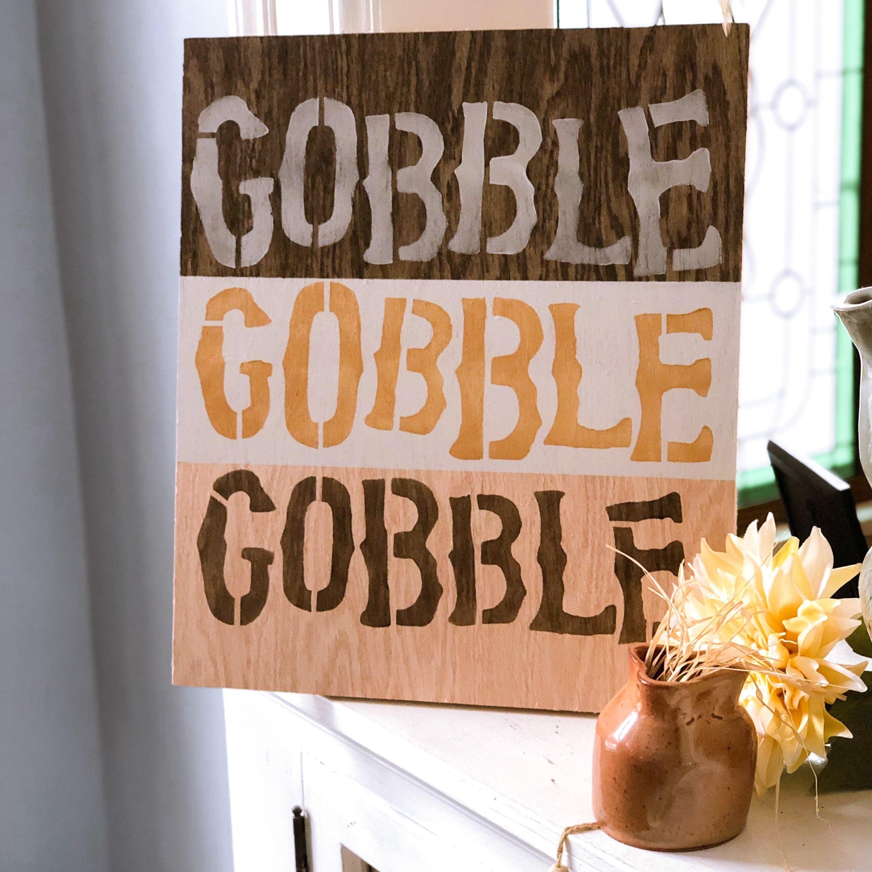 gobble stencil