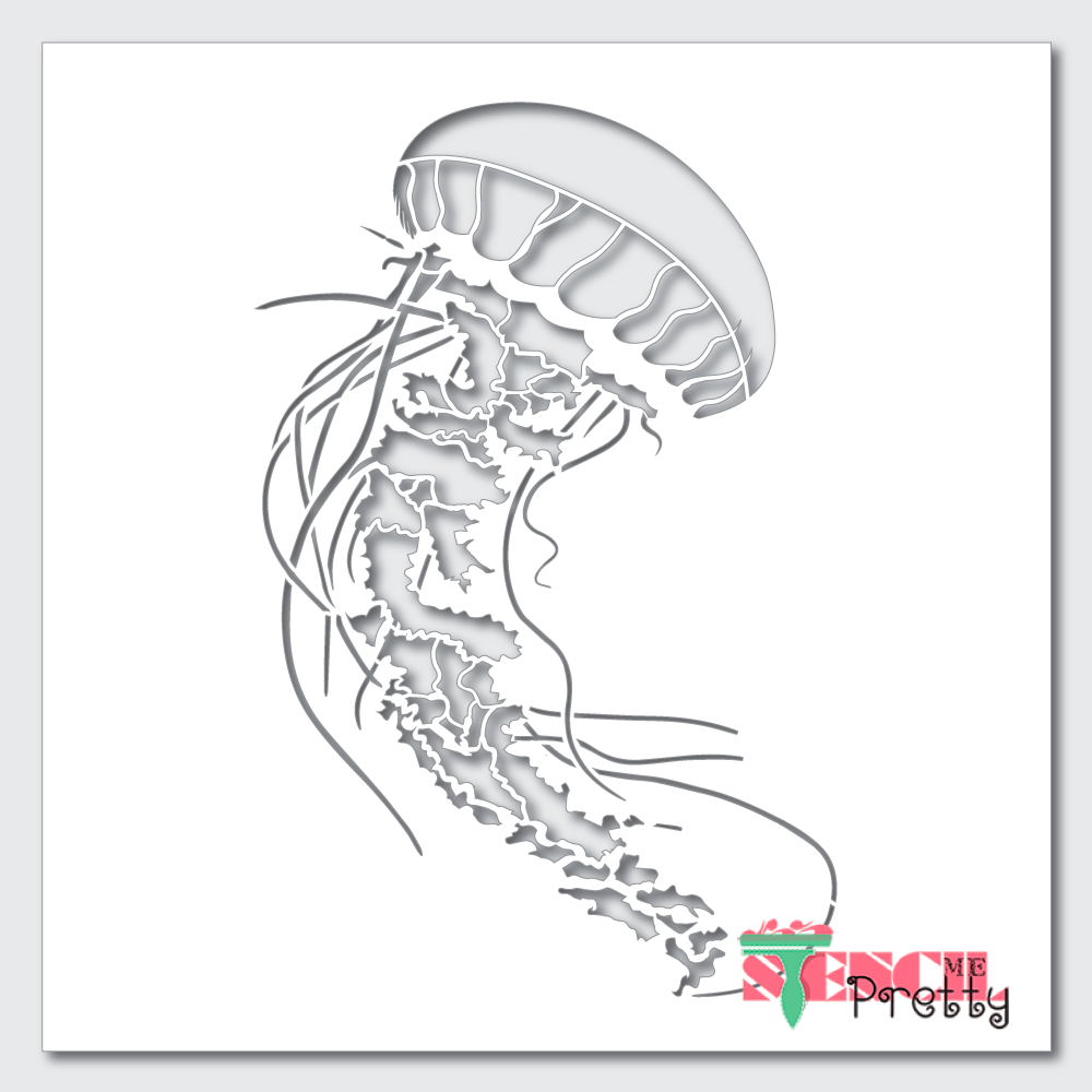 sea creature stencil