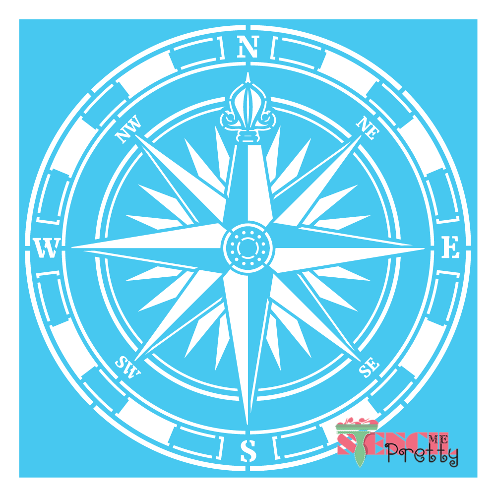 italian compass stencil