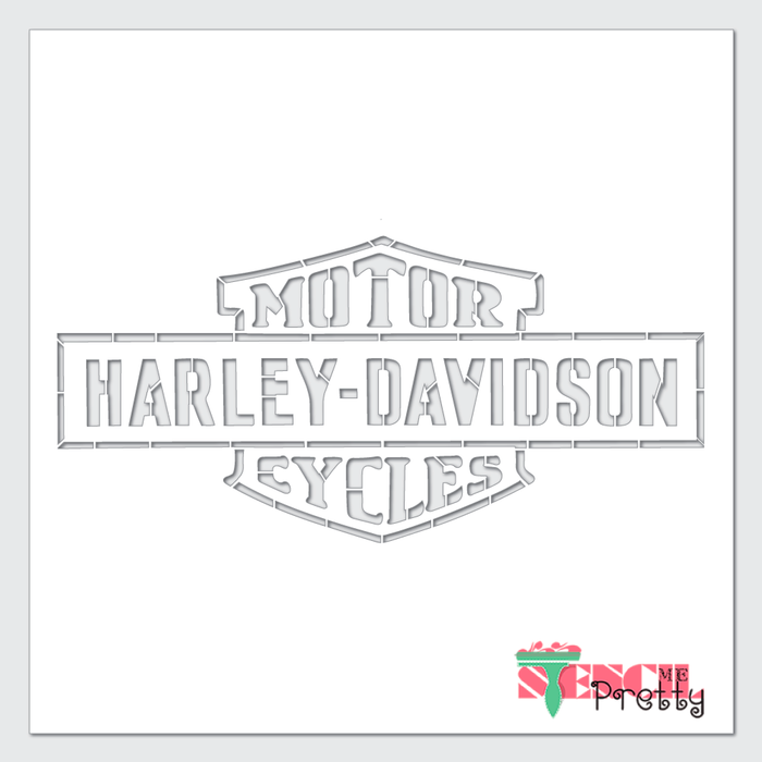 Harley Davidson Long Bar and Shield