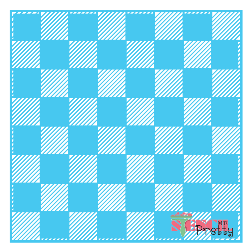 chessboard stencil