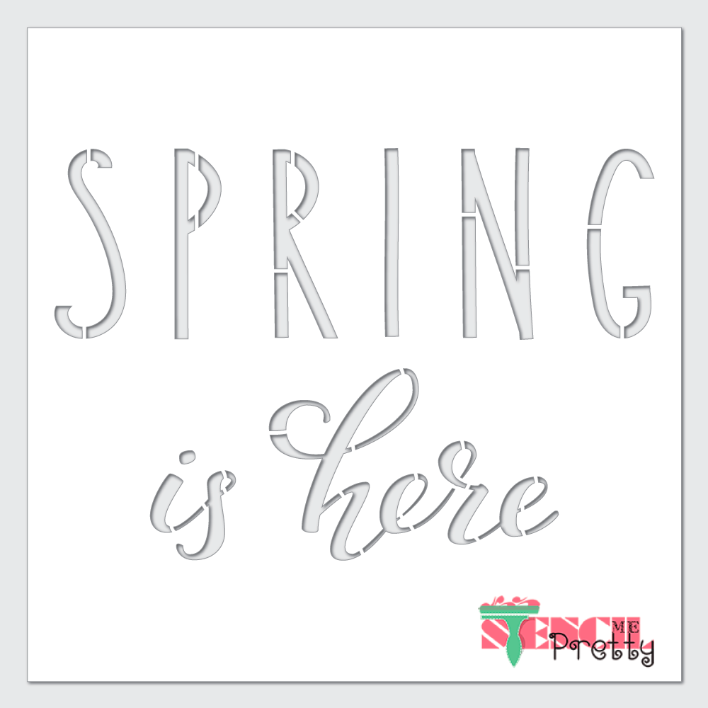 spring stencil