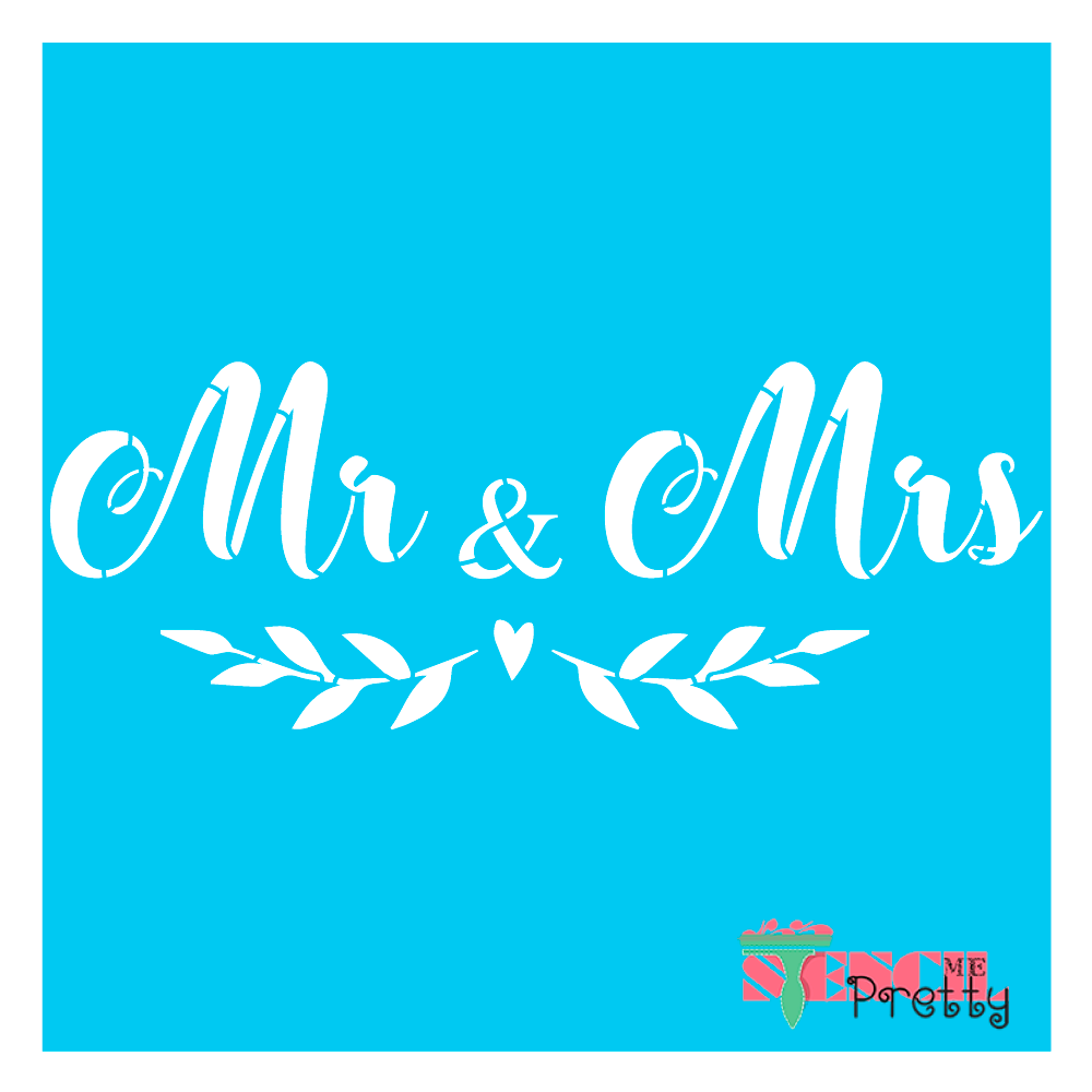 wedding decor stencil