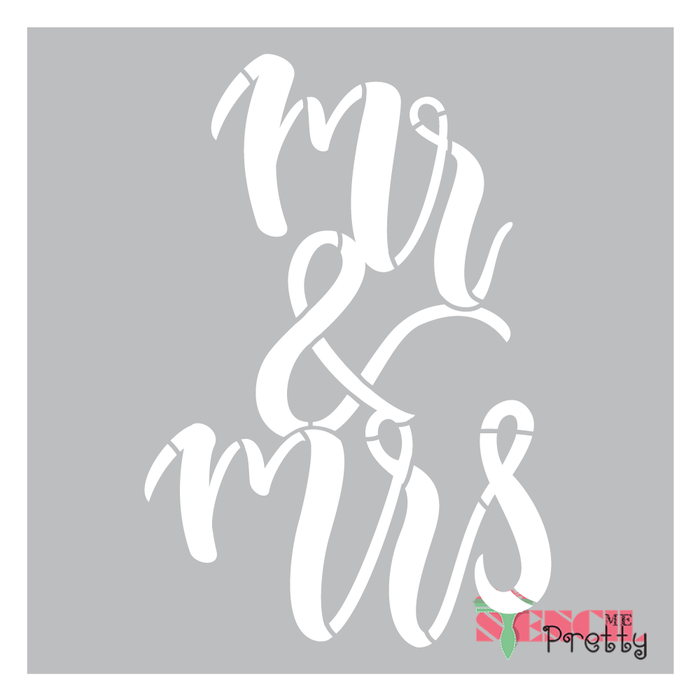 Mr And Mrs Wedding Day Sign Making Template