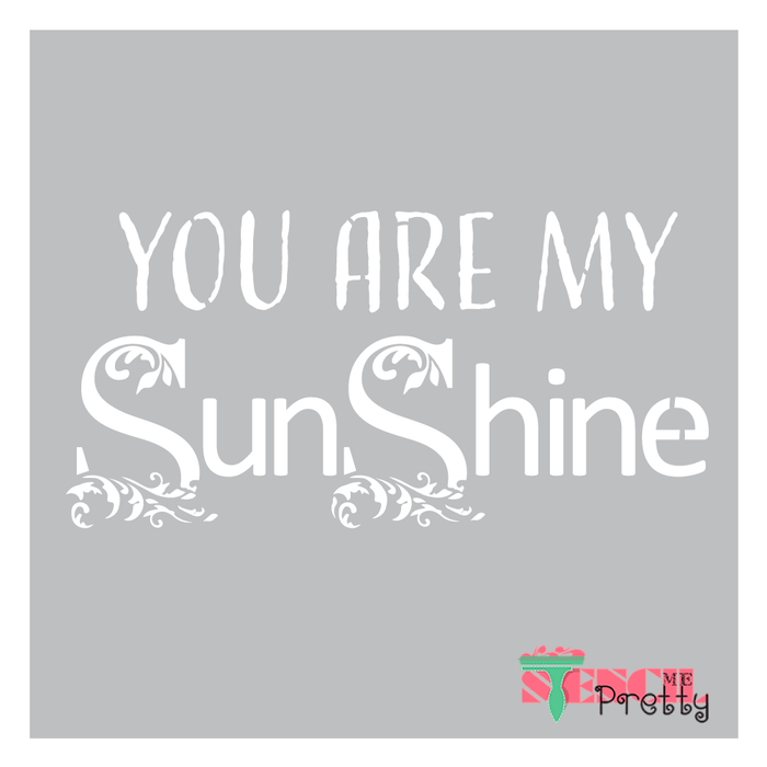 Vintage You Are My Sunshine Decor Sign