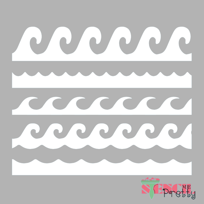 Wave Patterns Ocean Sea Decorative