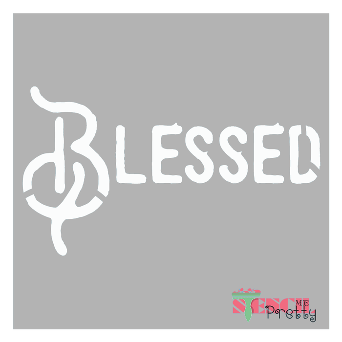 Rustic Blessed Sign