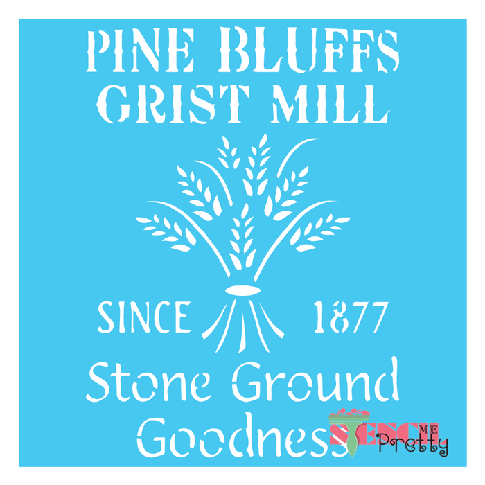 pine bluffs grist mill stencil