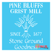 pine bluffs grist mill stencil