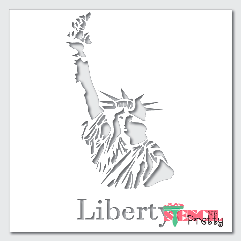 statue of liberty stencil