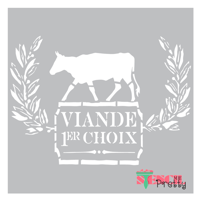 Vintage Viande French Cow
