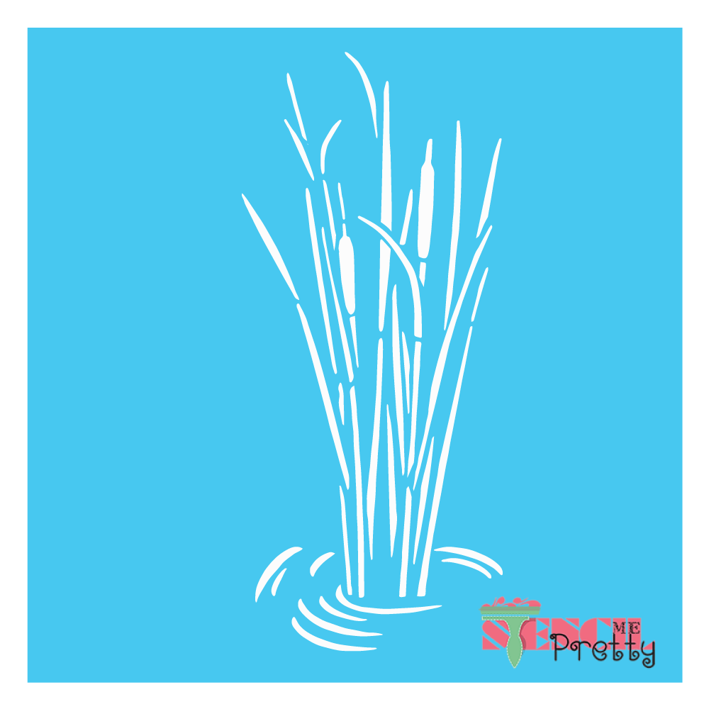 corndog grass stencil