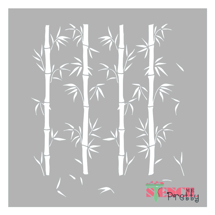 Bamboo Trees Allover Repeatable Pattern