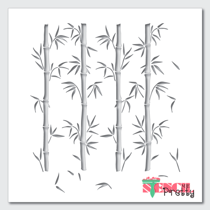 Bamboo Trees Allover Repeatable Pattern
