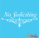 no soliciting stencil