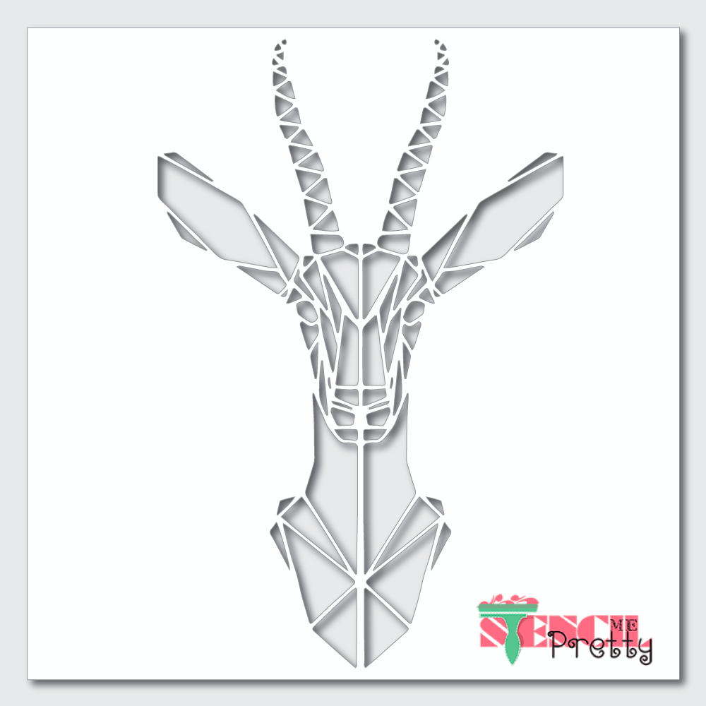 gazelle stencil