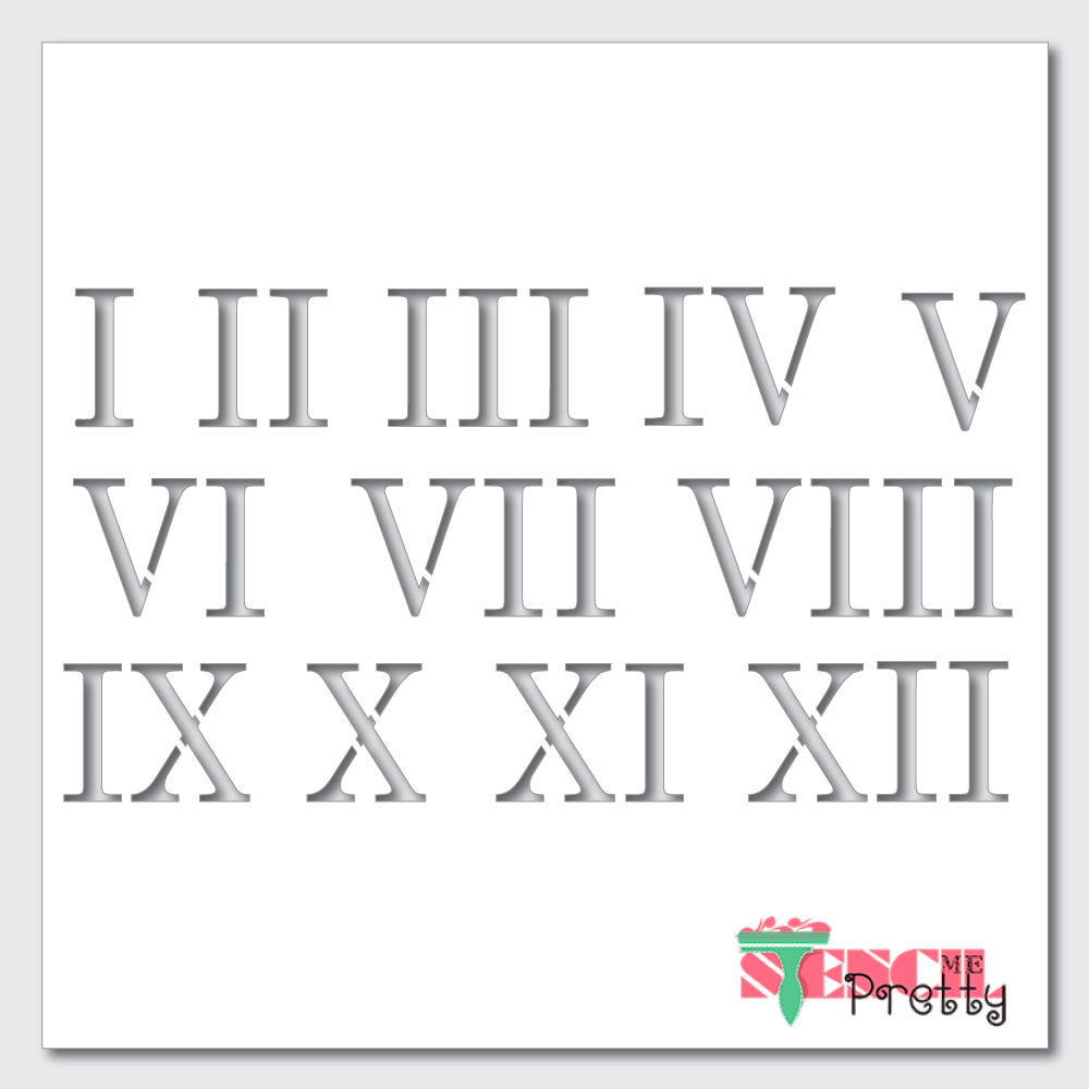 roman number stencils