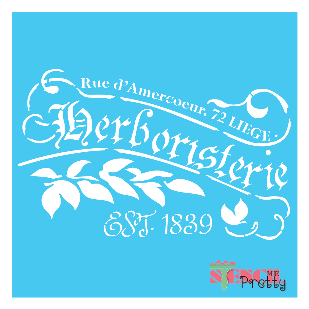 herboristerie stencil