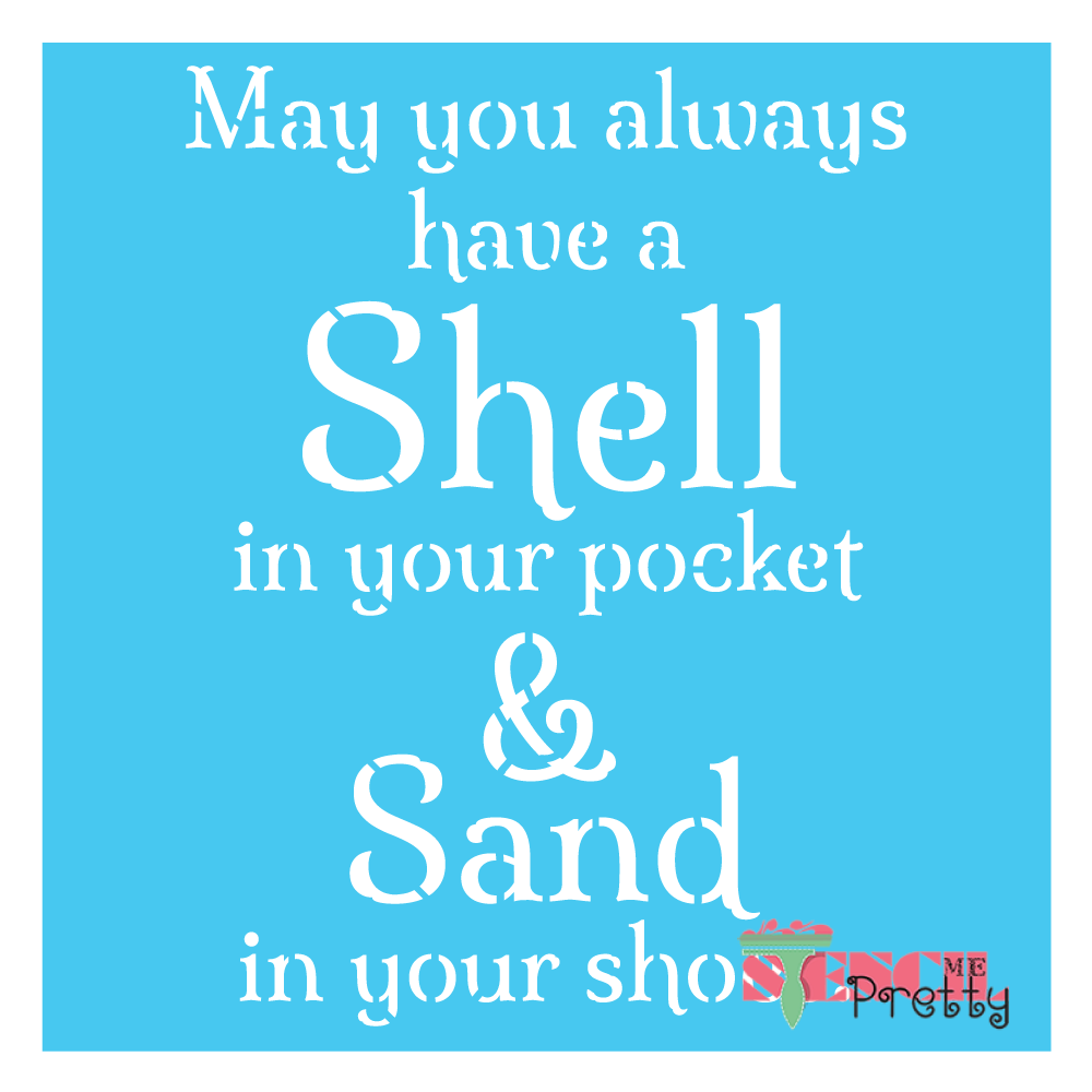 nautical quote stencil