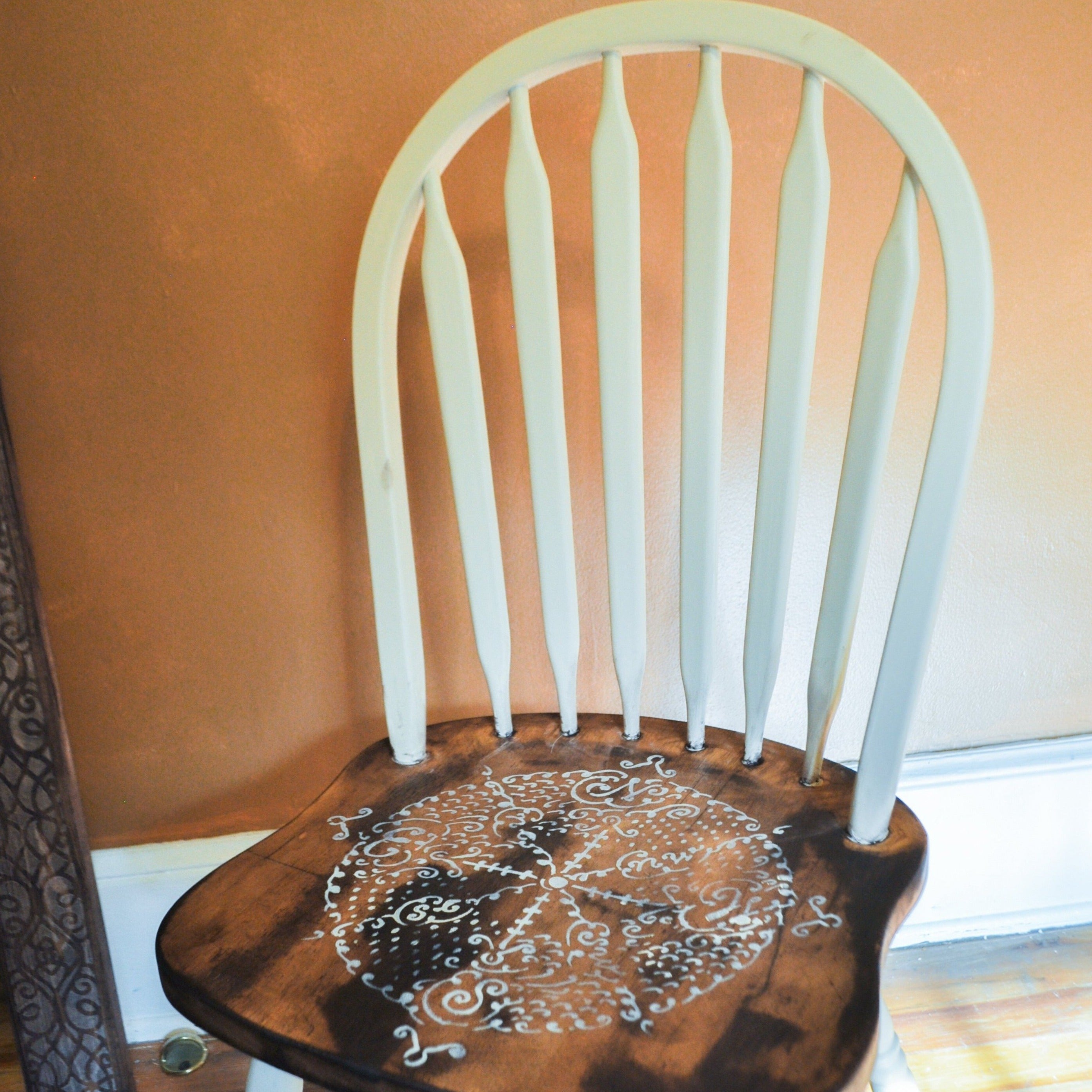 antique compass stencil