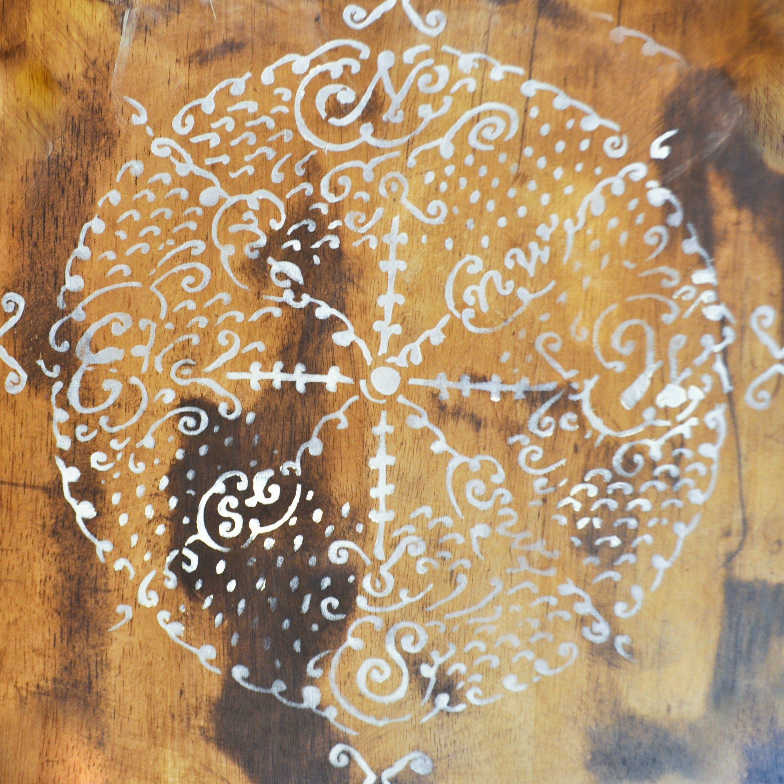 medieval compass stencil