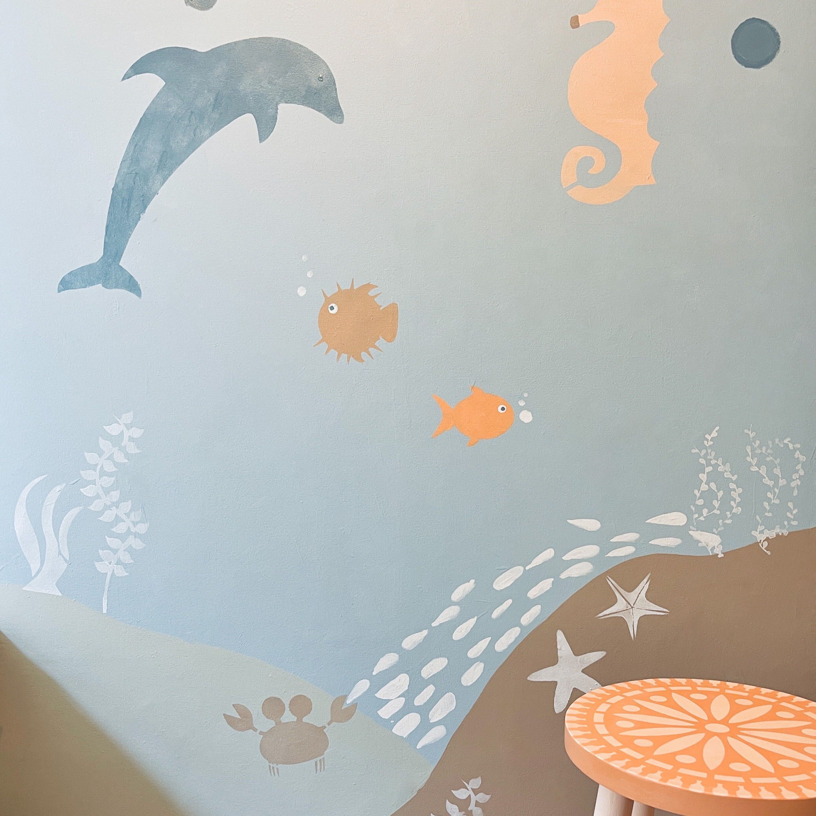 under the sea stencil
