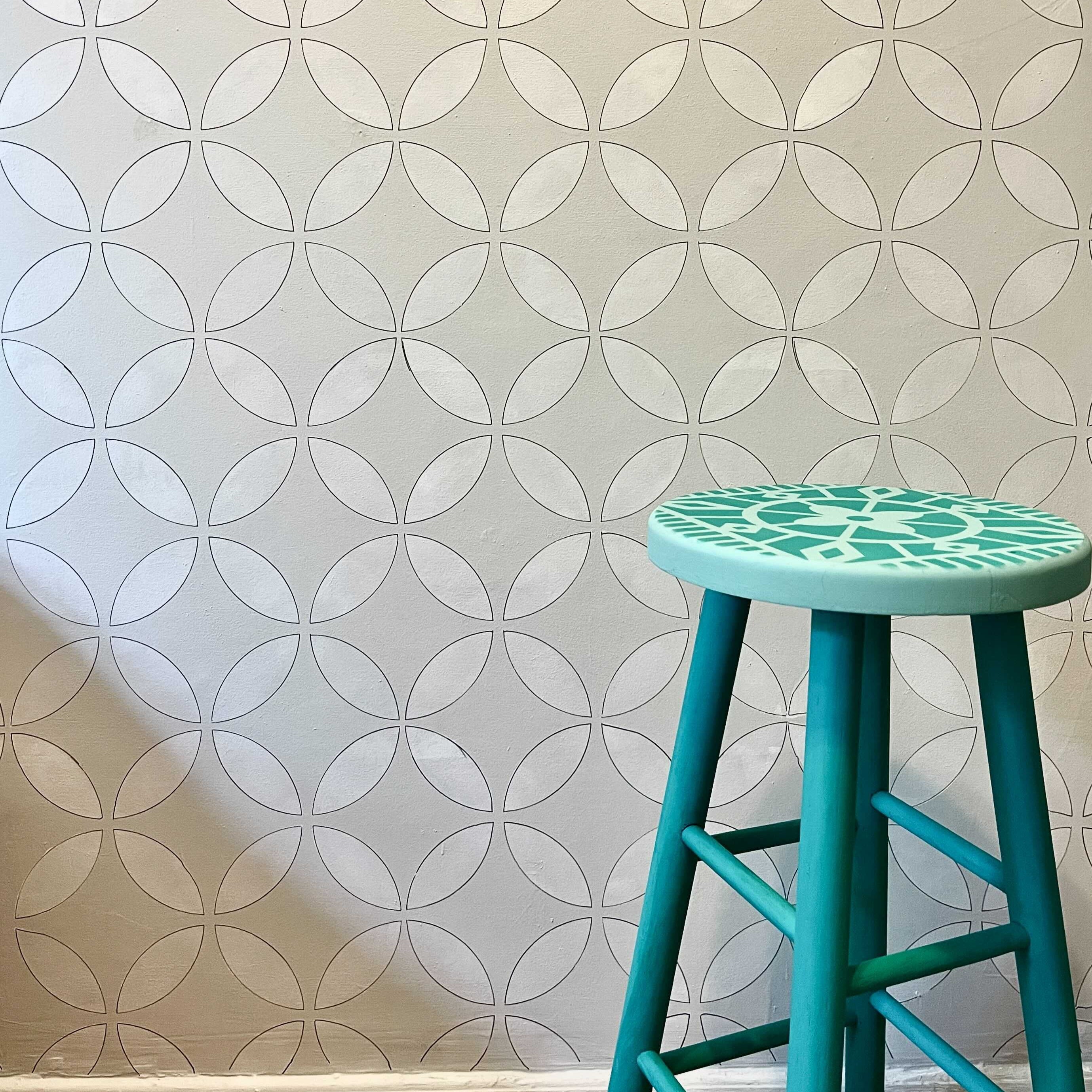 japanese tile stencil