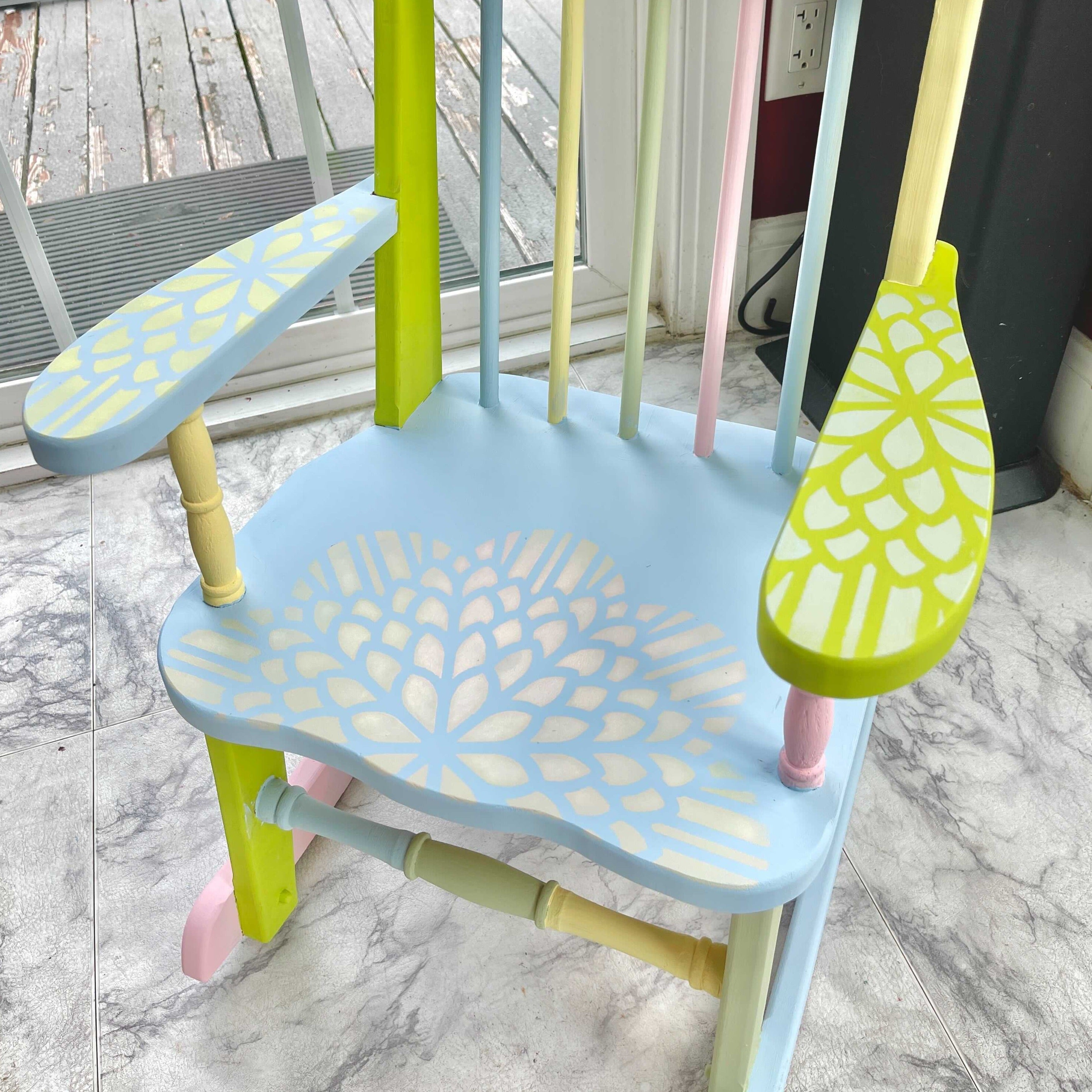 mexican mandala stencil