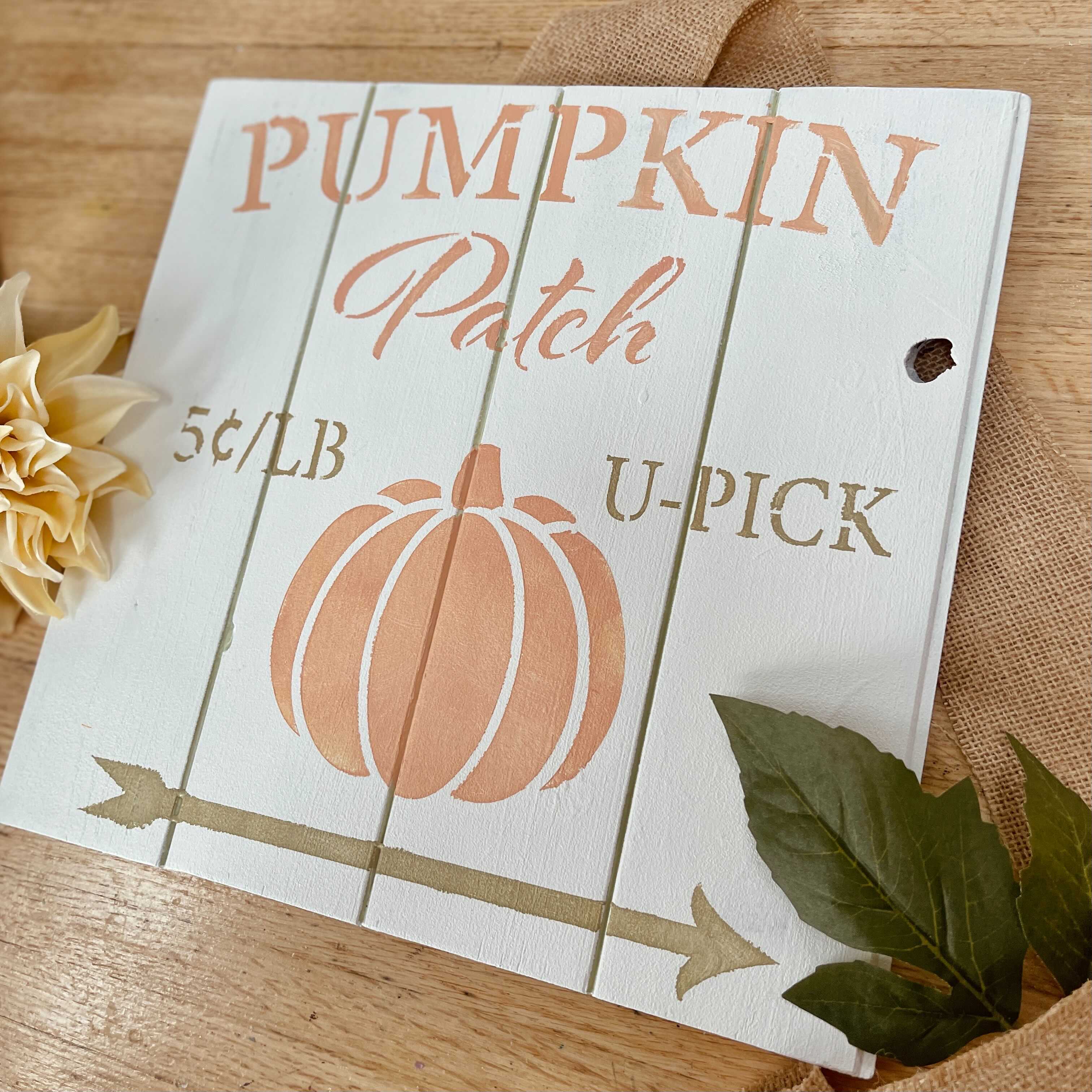 pumpkin patch stencil