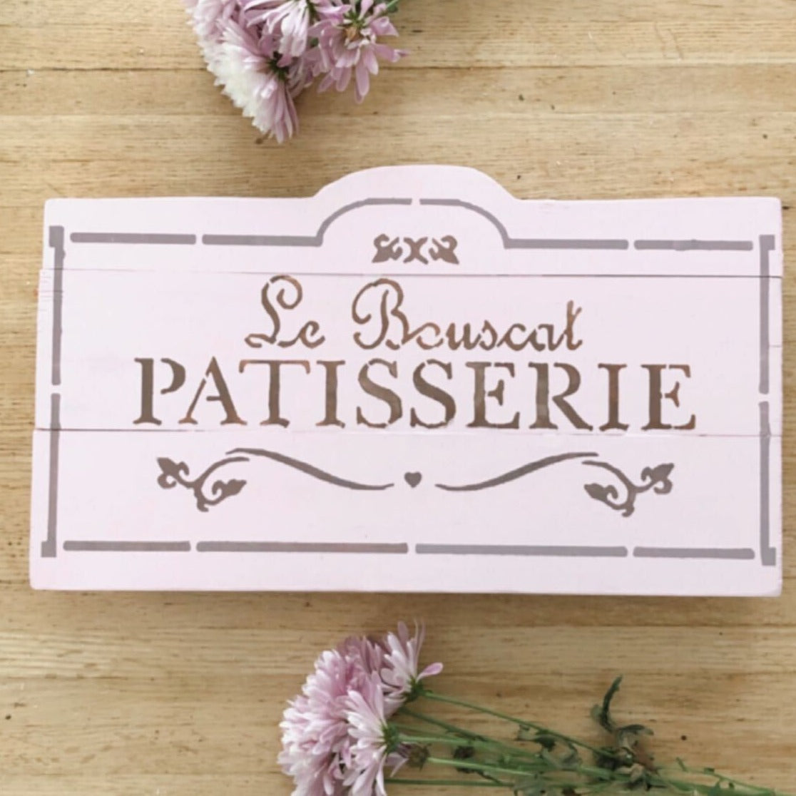 le beuscat patisserie stencil