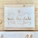 wedding date stencil