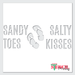 salty kisses stencil