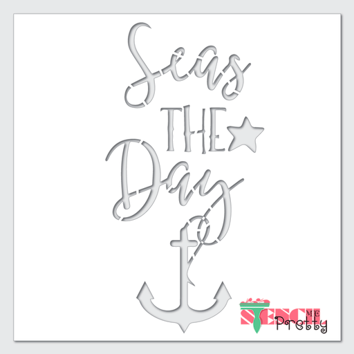 nautical anchor stencil