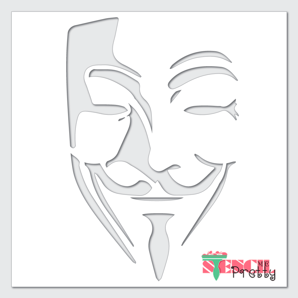 anonymous mask stencil