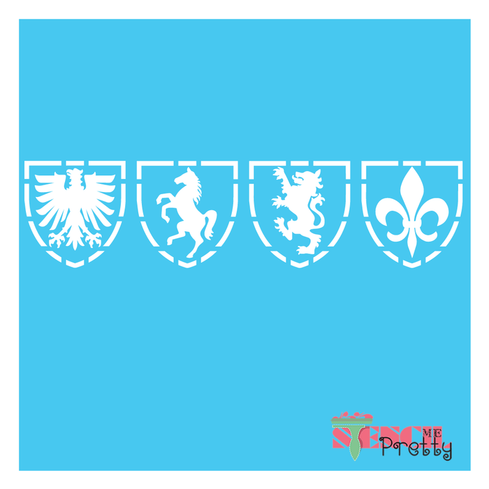 coat of arms stencil