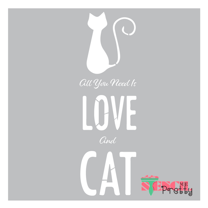 All You Need Is Love Feline Cat Lovers