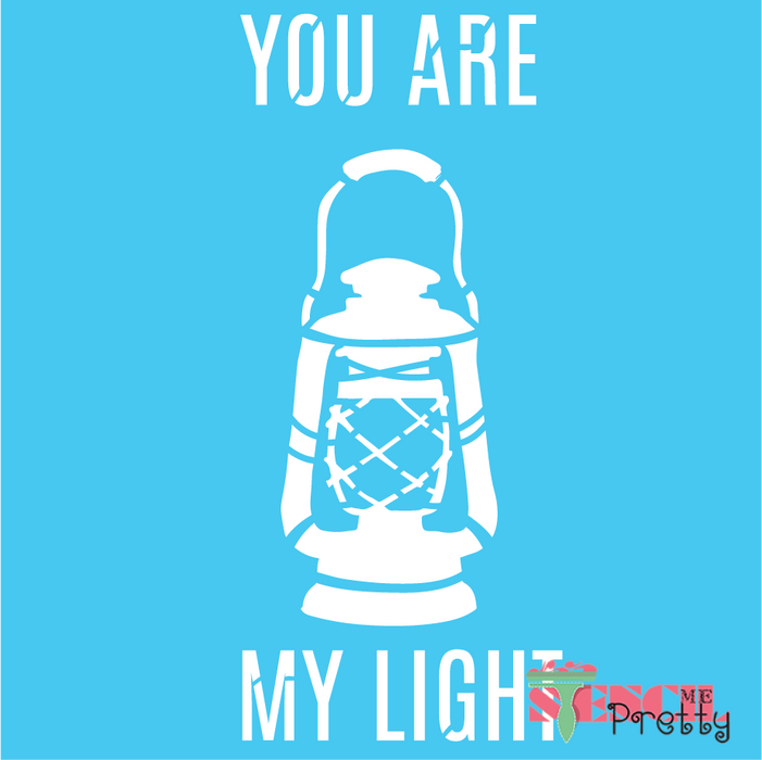 you are my light stencil
