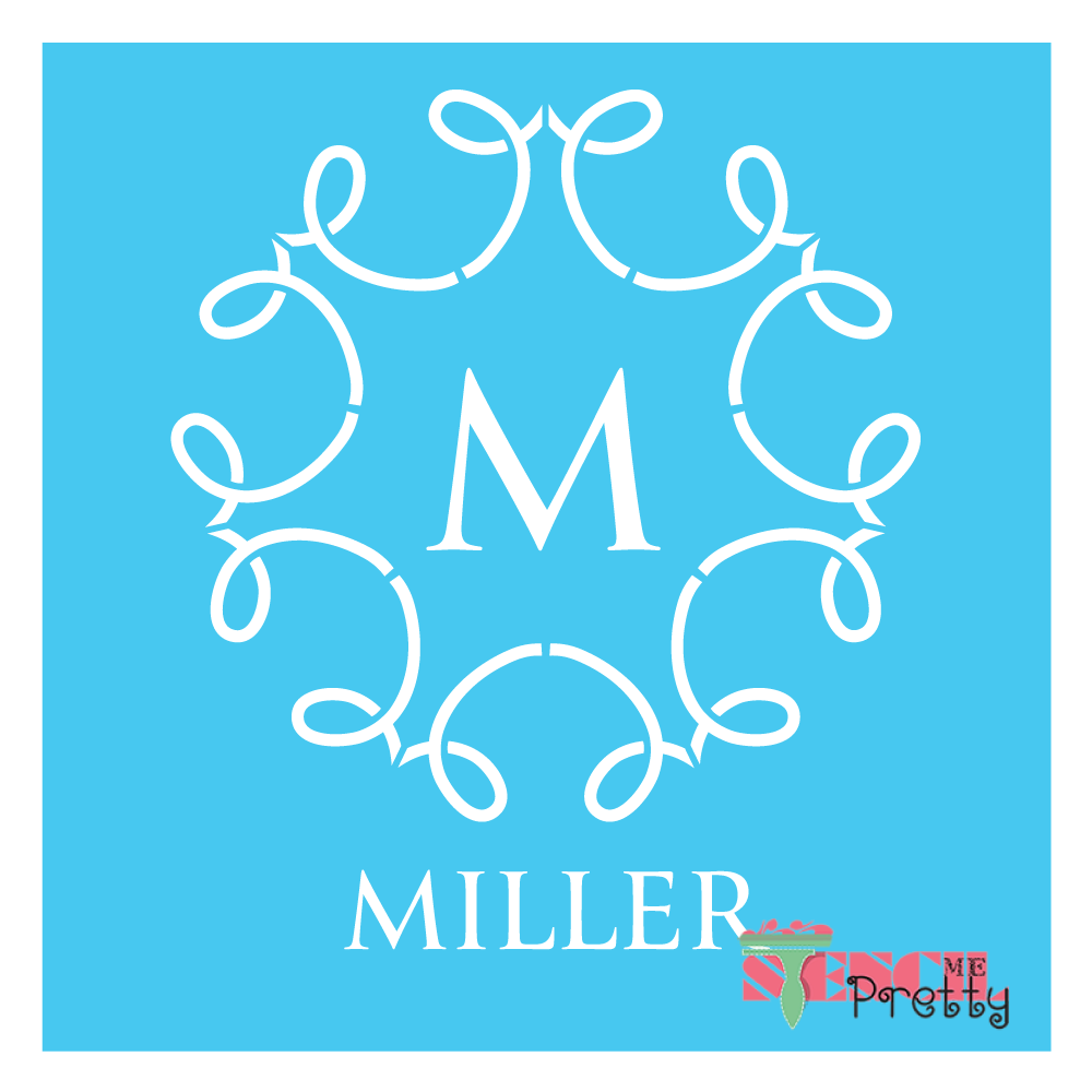 monogram stencil
