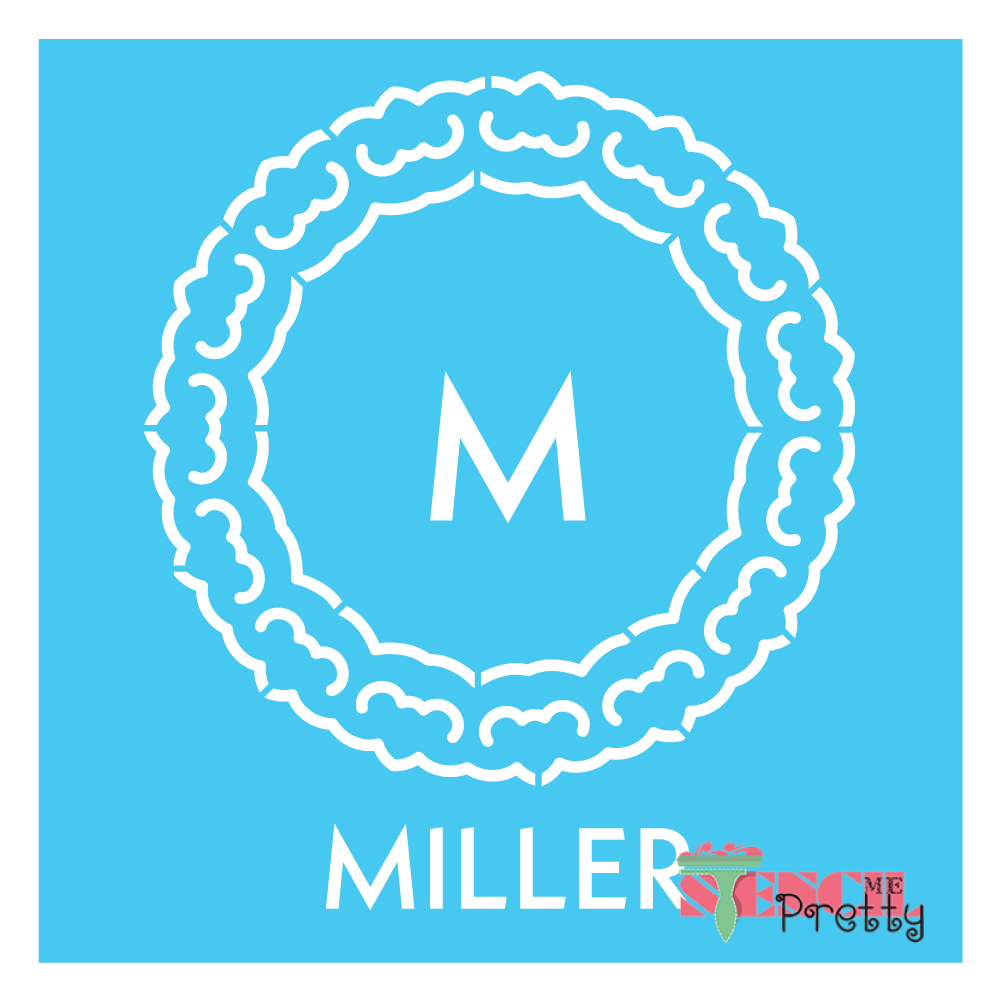monogram stencil