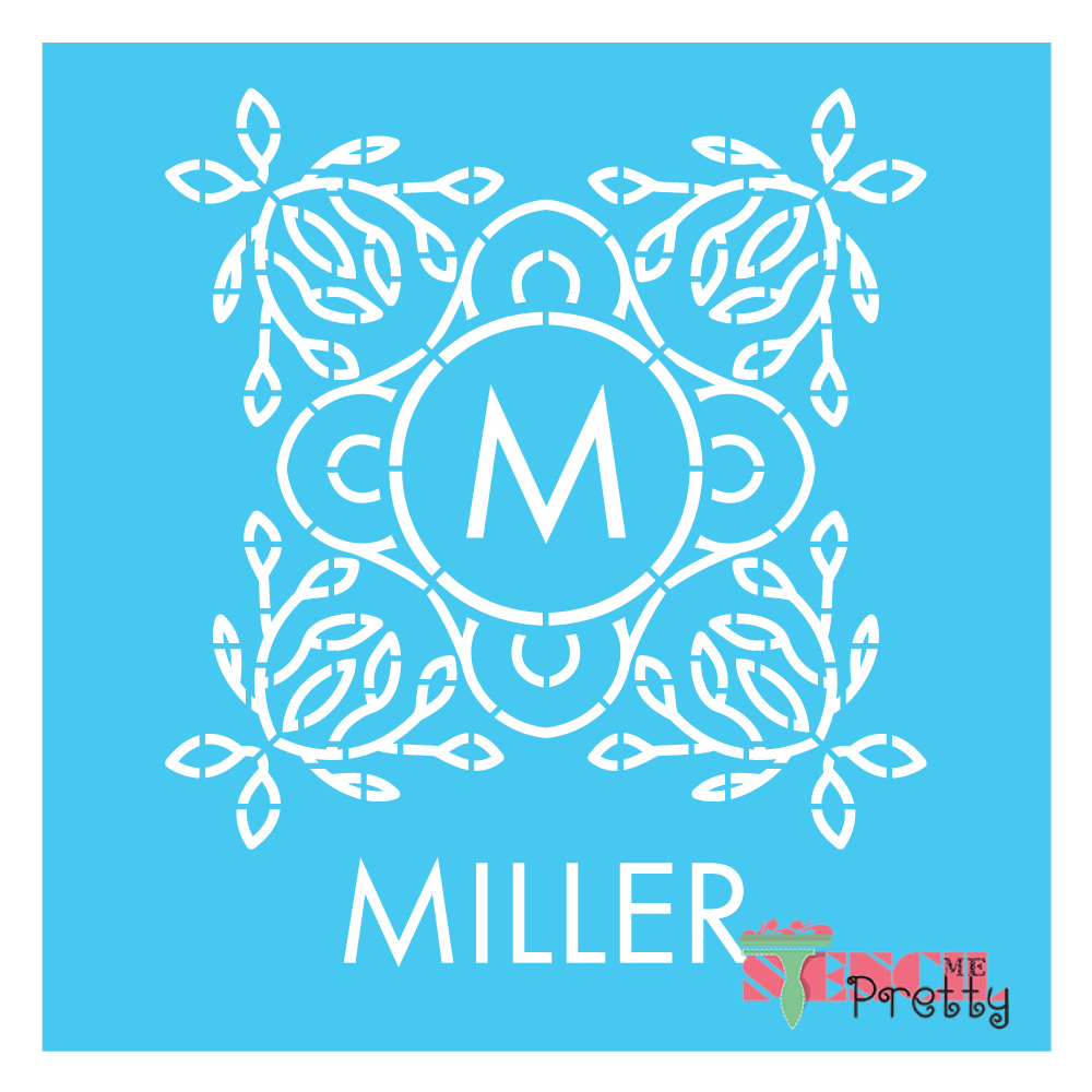 monogram stencil