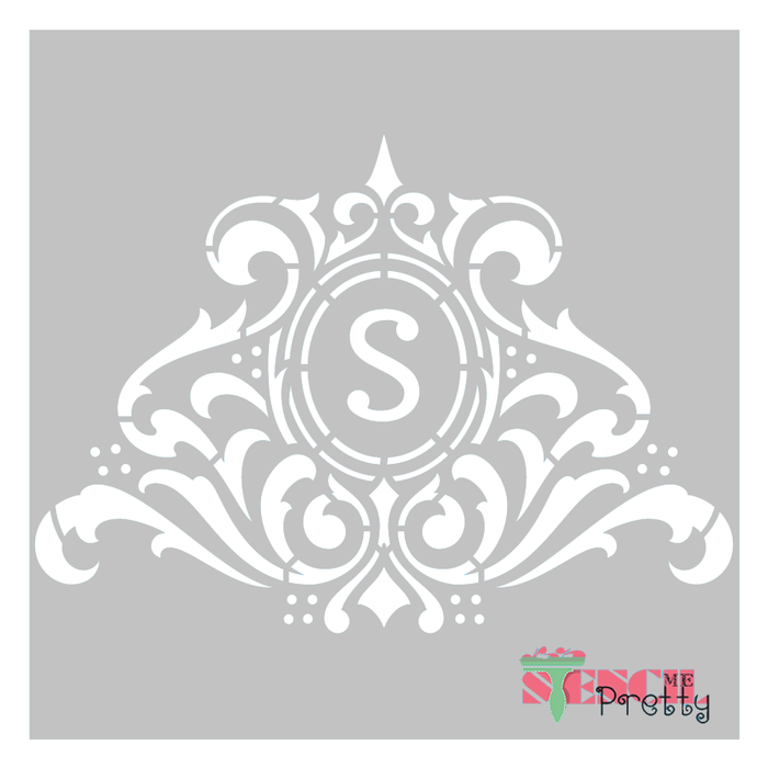 Country Style One Letter Monogram