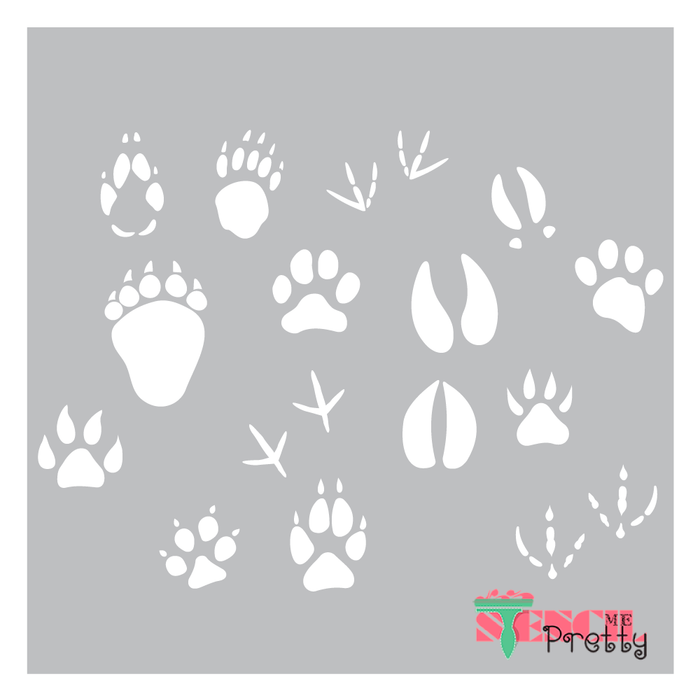 Animal Paws Bear Dog Duck Claws & Hooves Template