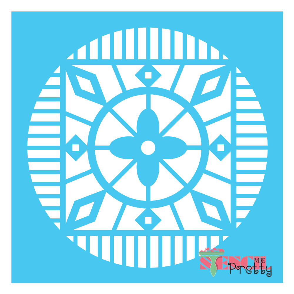 flower mandala stencil