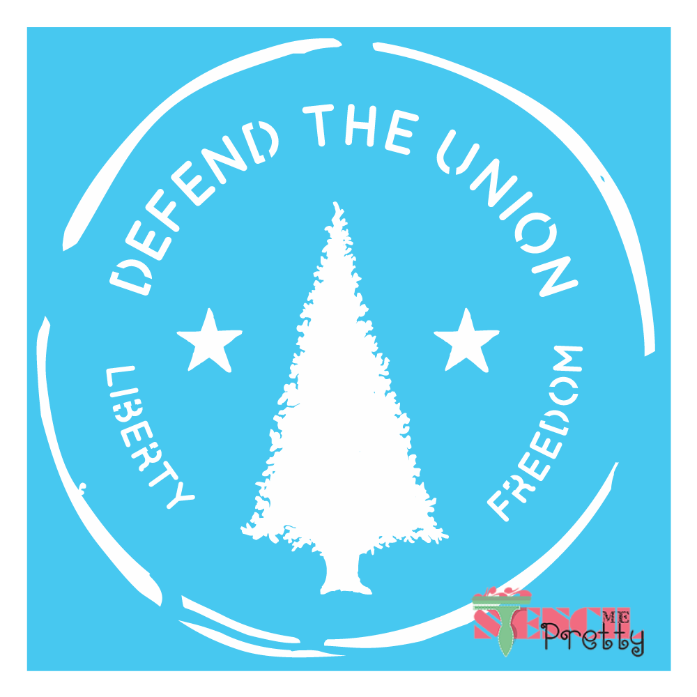 defend the union stencil