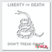 liberty or death stencil